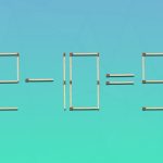 Ein sehr schwieriges Rätsel: Du musst nur 2 Streichhölzer verschieben,